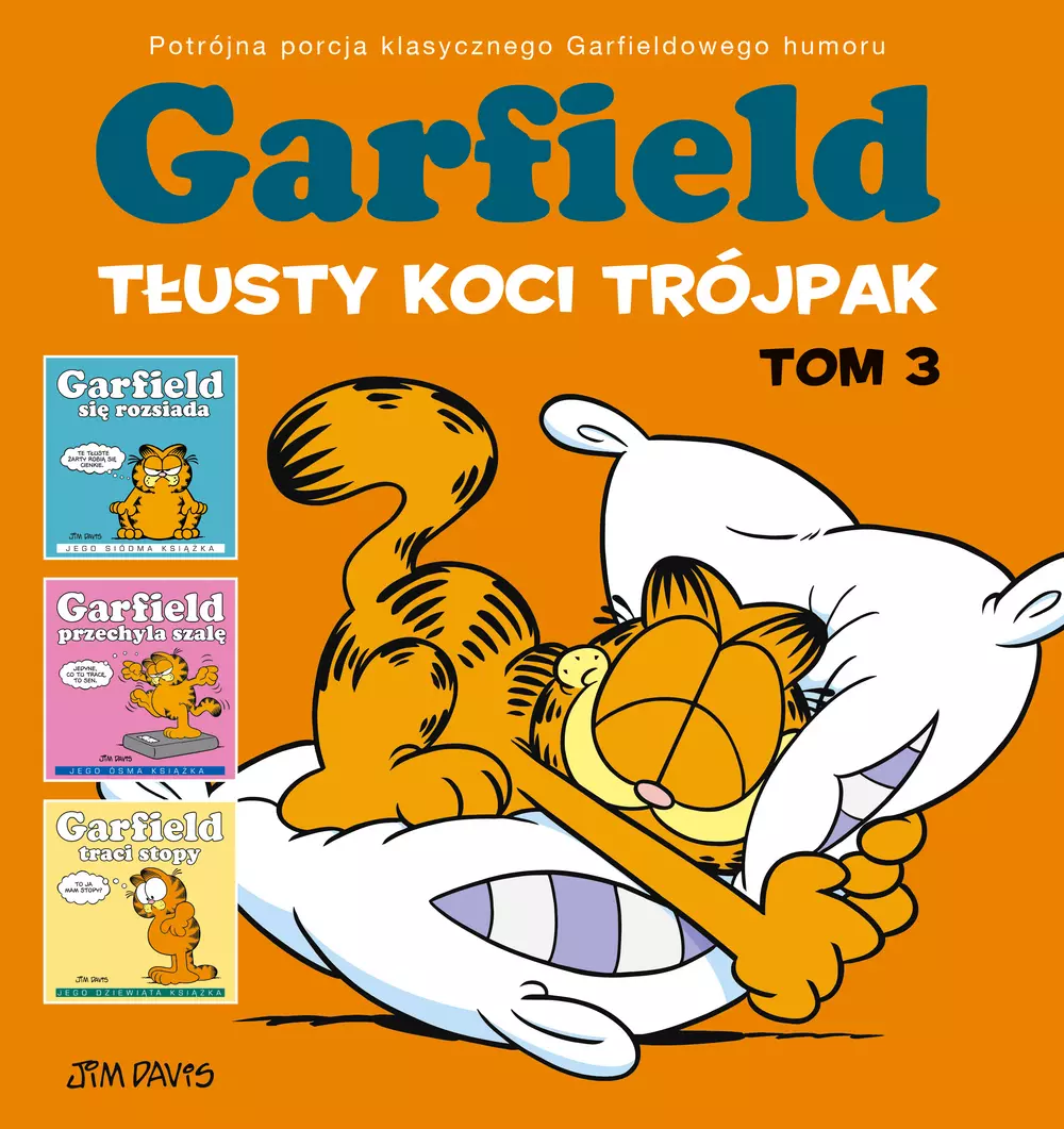 Garfield. Tłusty koci trójpak. Tom 3 - Książki