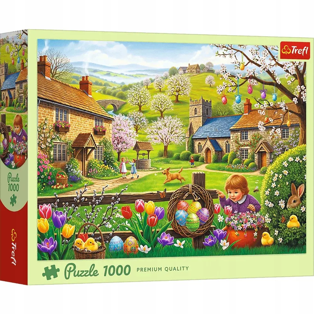 Puzzle 1000 elementów. Poszukiwanie wielkanocnych jajek - Puzzle
