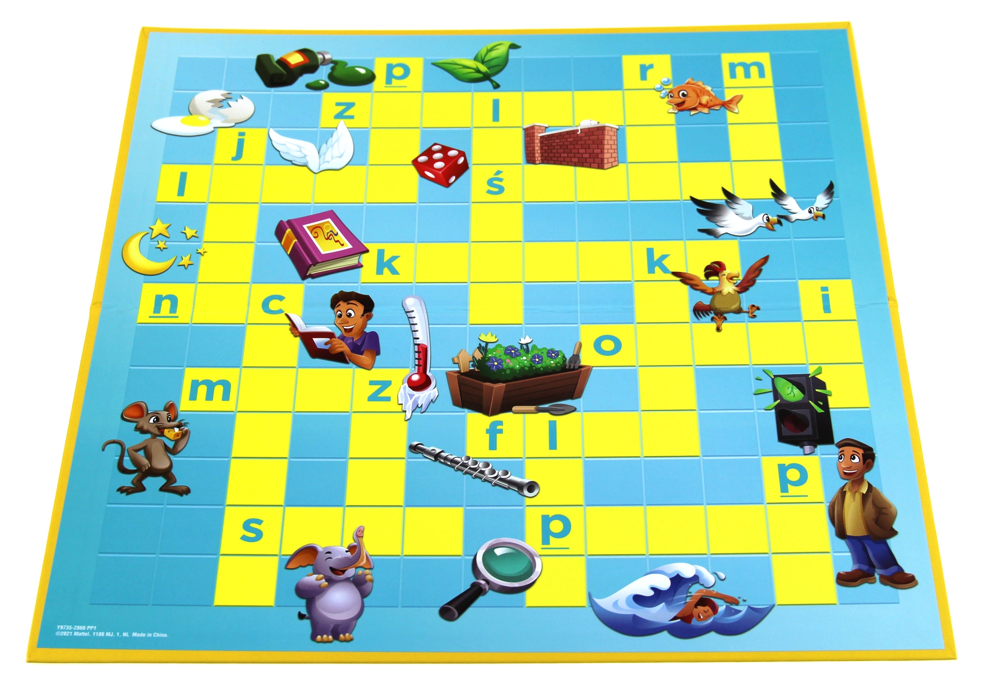 Scrabble Junior 2w1. Y9735 - Gry