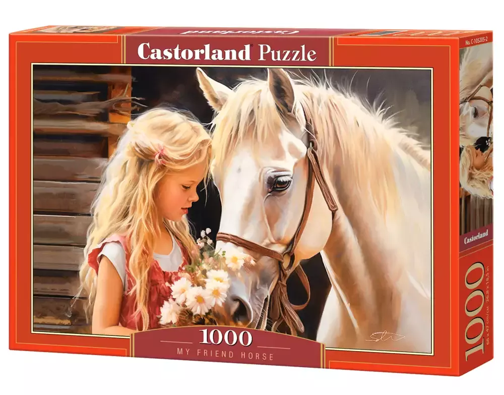 Puzzle 1000 elementów. Mój przyjaciel koń - Puzzle